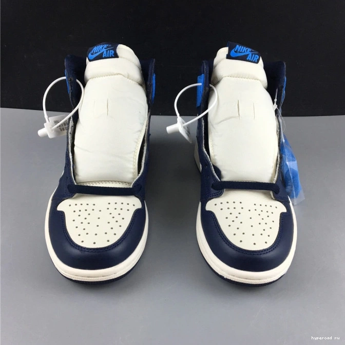 Jordan Obsidian OG 555088-140 Air Retro 1 High 1007